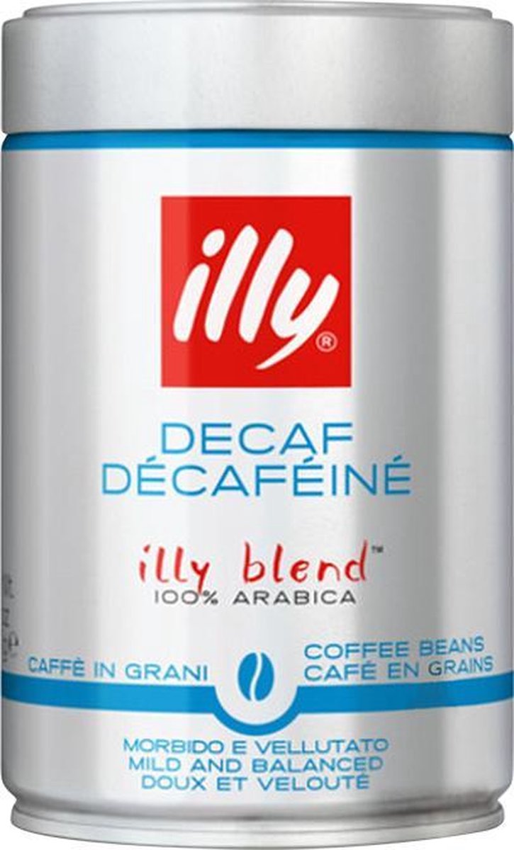 Illy - kaffebønner - koffeinfri - 12 x 250 gram