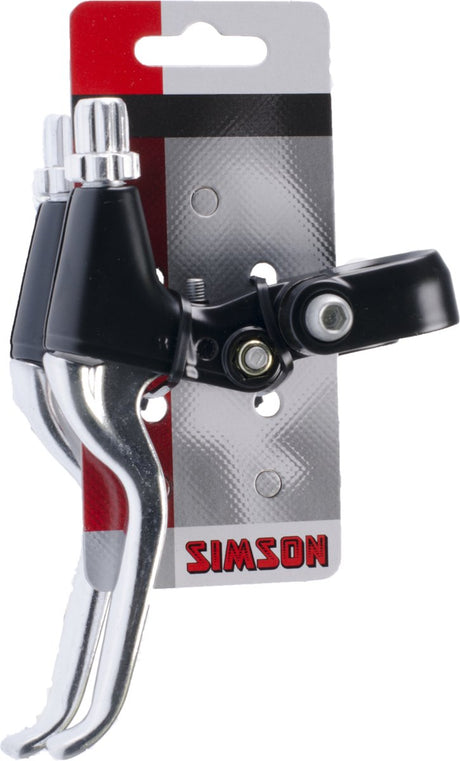 Rema tip top nederland b.v. simson verstelbare remhendel set - korte greep - aluminium - zwart
