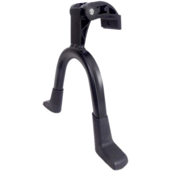 Kantcenterstativ 28 dobbelt 2-bens 30cm aluminium - sort