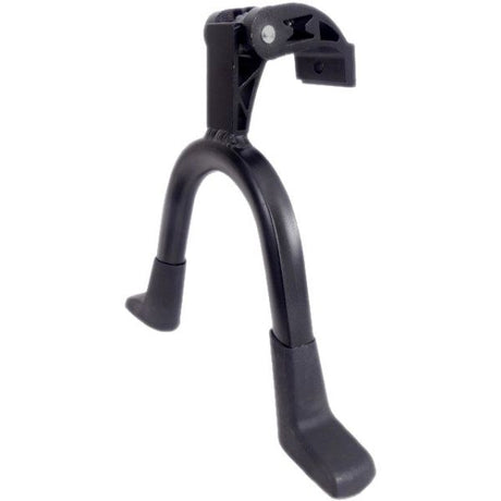 Kantcenterstativ 28 dobbelt 2-bens 30cm aluminium - sort