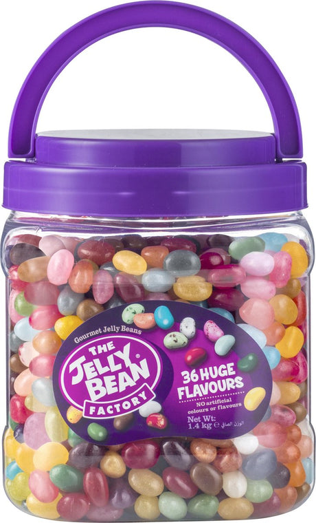 Jellybean-fabrikken - 36 blandet slikkrukke - slik - jellybeans - 1,4 kg