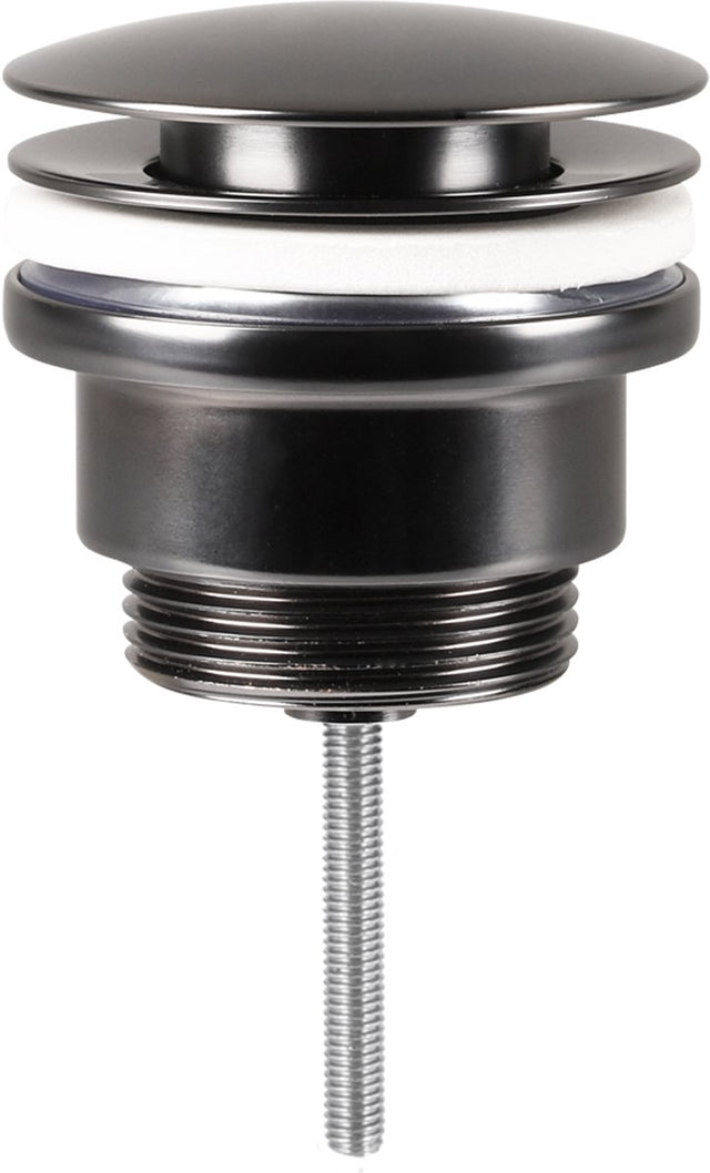Differnz design afvoerplug gun metal