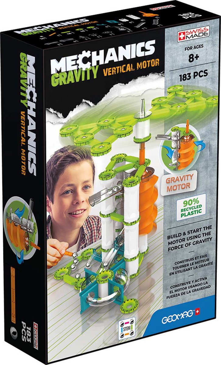 Gardenkraft geomag mechanics gravity re vertikal motor 183 dele