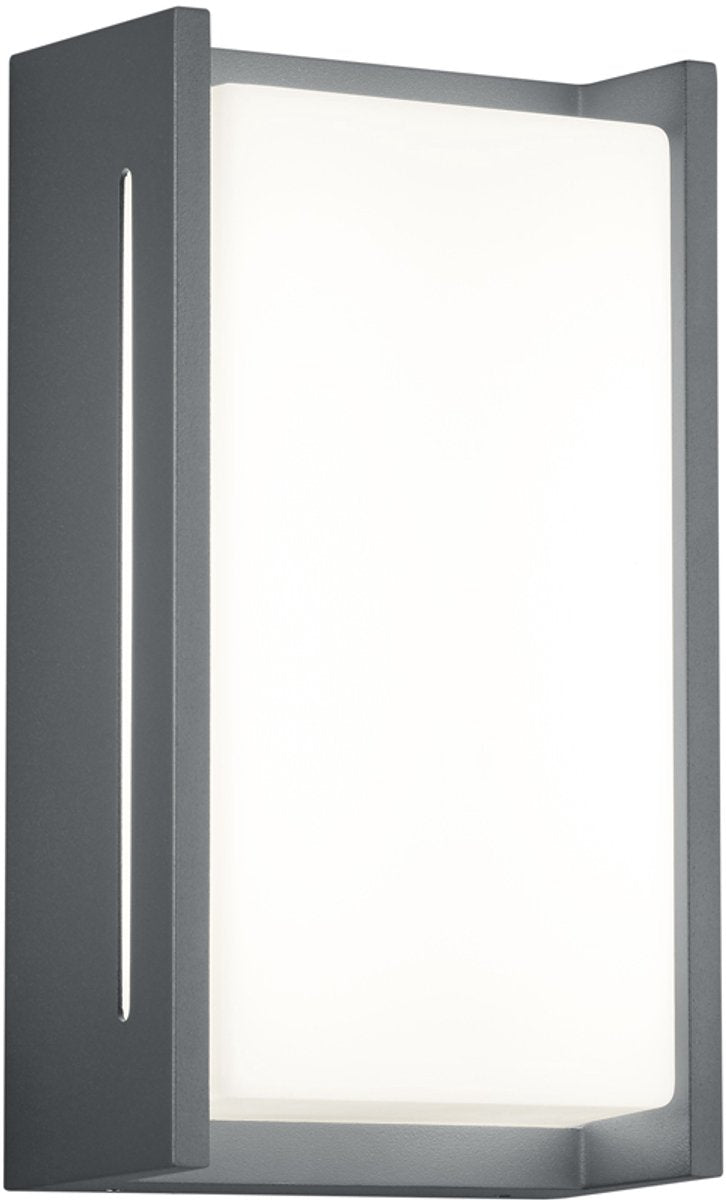 Trio indus - væglampe - antracit - inkl. 2x smd 4 w - vægmontering - udendørs belysning - ip54