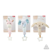 Toi-legetøj små stjerner baby rangle + bidering 3 assorteret