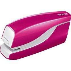 Leitz nexxt wow elektrische nietmachine voor contactloos nieten - op batterijen - niet tot 10 vel - roze