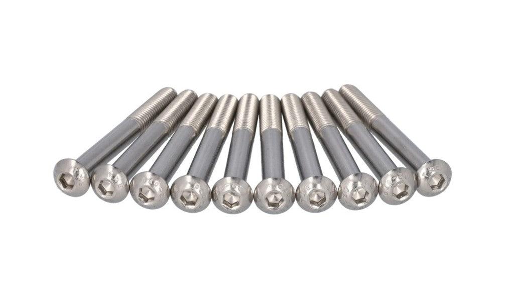 Anp bolt m8x70 sekskantet fatning rustfrit stål iso7380-1 a2-070 ds a 10