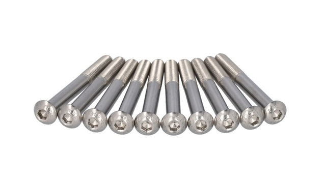 Anp bolt m8x70 sekskantet fatning rustfrit stål iso7380-1 a2-070 ds a 10