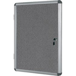 Showcase bi-office magnetisk vt630103150 aluminium låsbar
