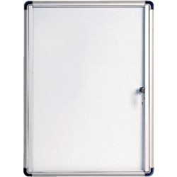 Vitrine bi-office magnetisk vt620109660 aluminium låsbar