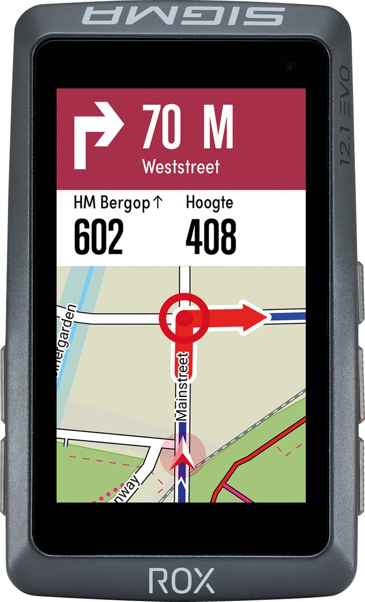 Sigma Cycling Computer Rox 12.1 EVO GPS Night Gray Basic