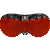 Kantholder baglygte sikker - LED - 80mm inkl. batterier