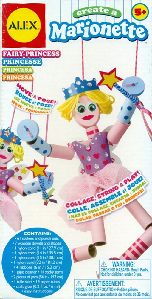 Lav en marionetdukke, . 5+