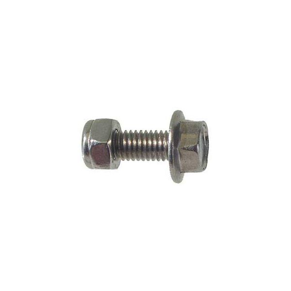 Bofix skærmbolt m5 x 25 rustfrit stål + låsemøtrik