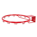 Alert sport basketball ring luksus med net metal 53 cm