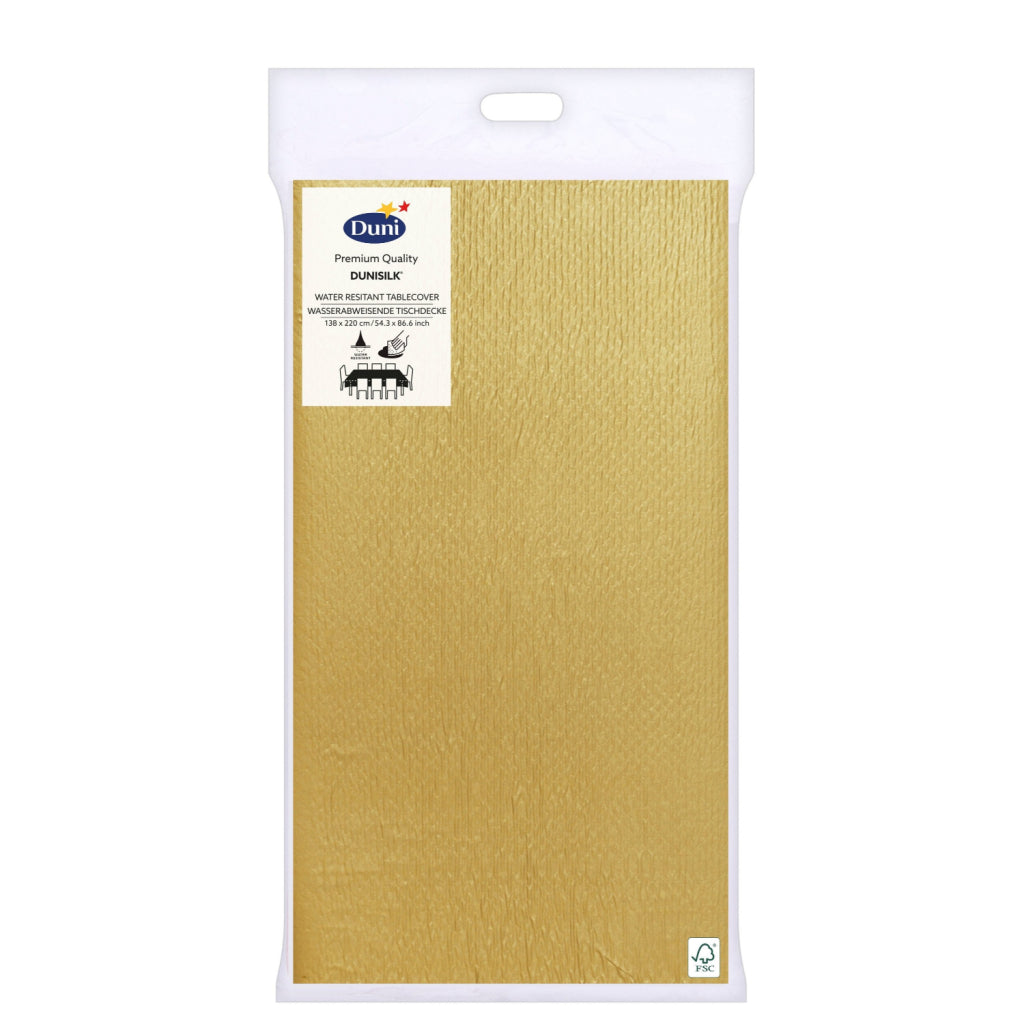 Duni dug 138x220 cm guld