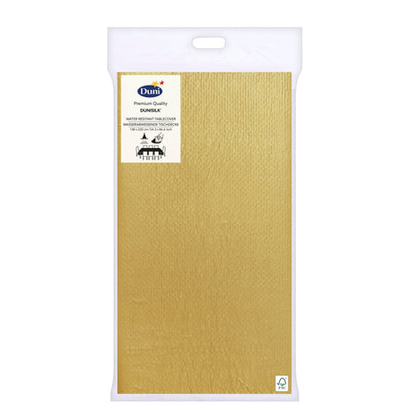 Duni dug 138x220 cm guld