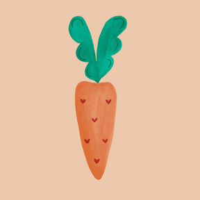 Duni 3-laags tissue servetten carrot charm 33x33cm