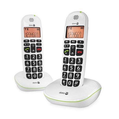 Doro telefon easy duo telefon hvid