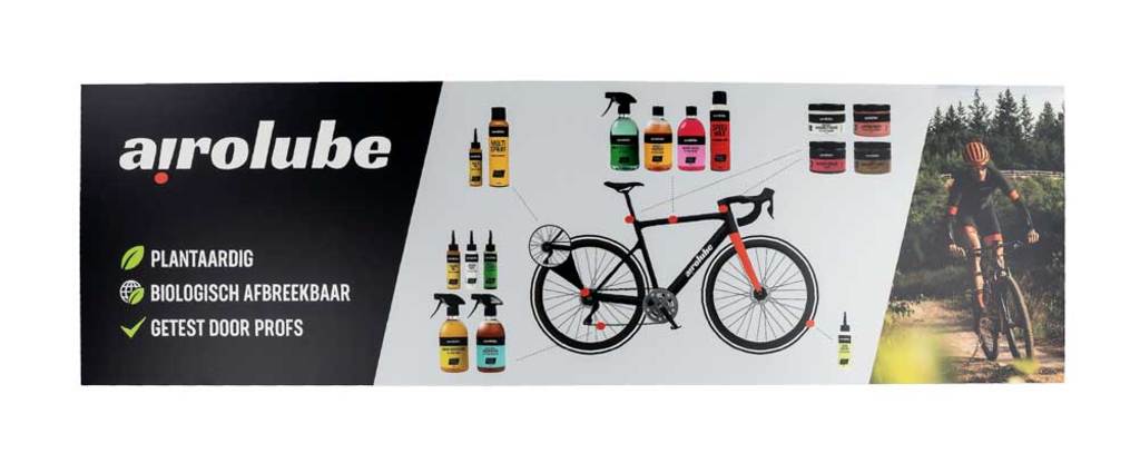 Airolube rack logo skumplade 99x30cm