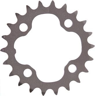 Shimano Chain Top Deore Chain Ring Shim. Deore 22T.4-Arm, 64 mm Sil.