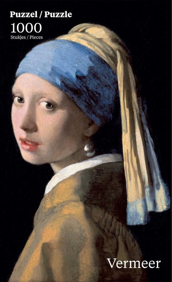 Puzzleman-pige med en perleørering - johannes vermeer (mauritshuis) (1000)
