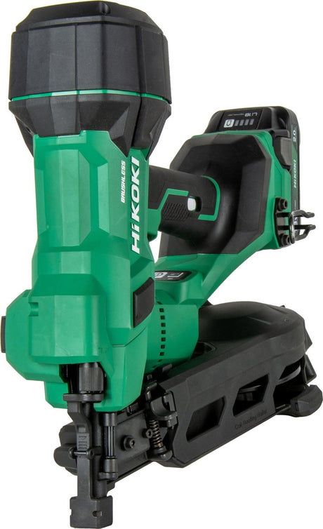 Hikoki NV1845DA W6Z - 18 volt asfalt søm søm til 19-38 mm asfalt søm søm i HSC IV leveres uden batterier og oplader - verdens første
