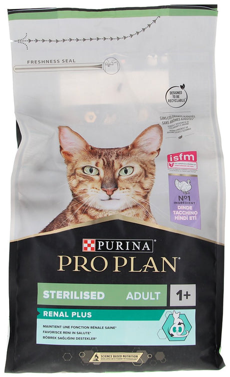 Pro plan steriliseret - kalkunkylling - kattefoder - 1,5 kg