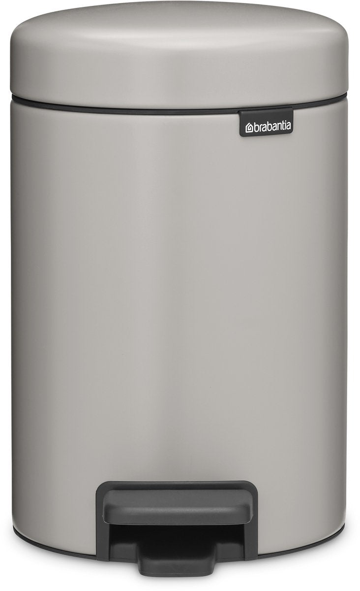 Brabantia newicon affaldsspand - 3 liter badeværelse - blød grå