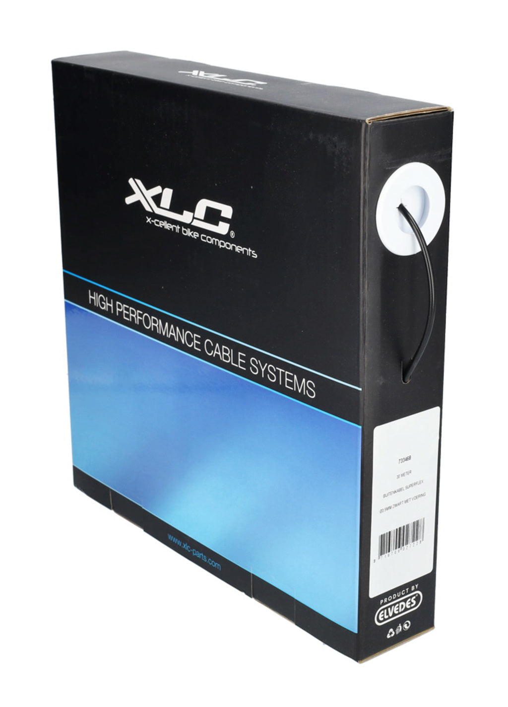 Xlc kabel wp rulle udvendig 3,5mm 30m sort