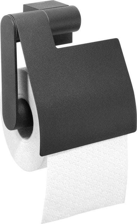 Tiger nomad - toiletrulleholder med klap - sort