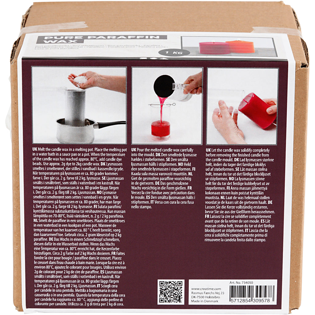Creativ Company Pure Paraffin var, 1 kg