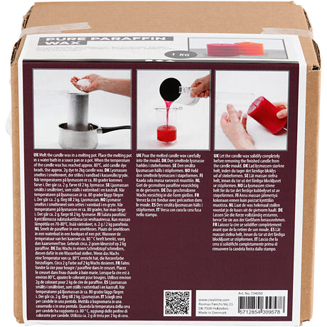 Creativ Company Pure Paraffin var, 1 kg