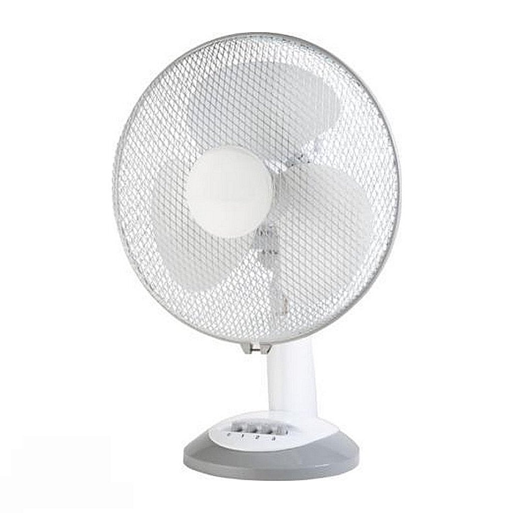 Emerio fn-114202 bordventilator 30 cm hvid grå