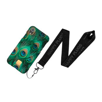 Happy plugs iphone xr etui peacock