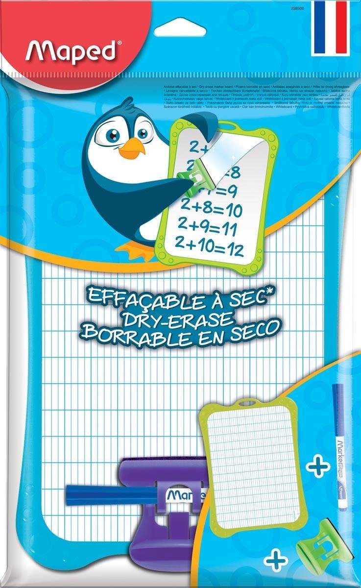 Maped office whiteboard + tilbehør - assorterede farver