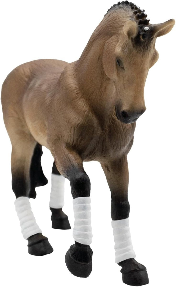 Bullyland 62658 – legefigur og samlerfigur Trakehner vallak – ca. 10,4 cm – naturtro og rigt detaljerede – ideel som pædagogisk legefigur, kagepynt eller lille gave til børn fra 3 år.