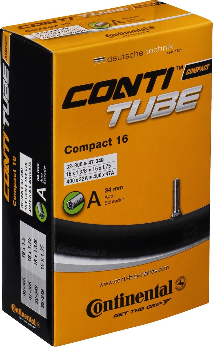 Continental inderrør compact 16 - bilventilation
