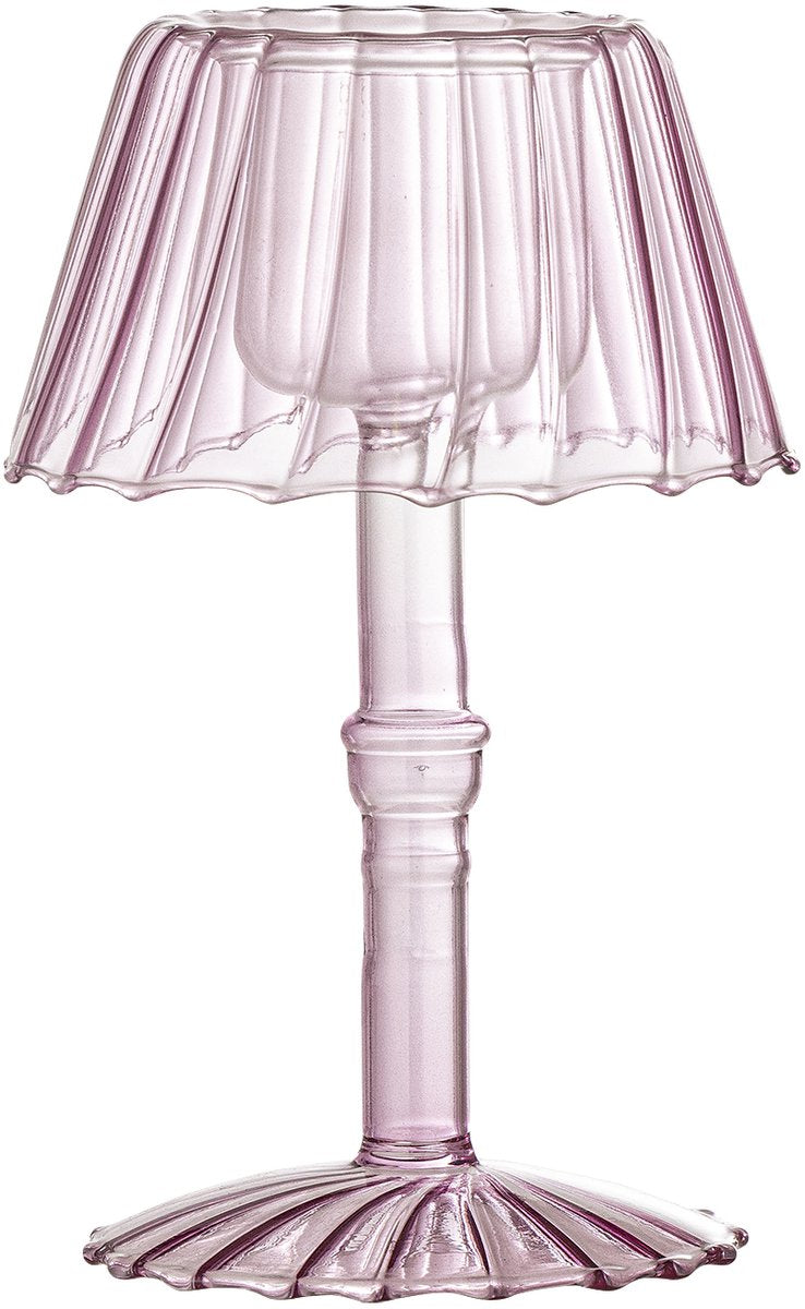 Bloomingville cisco votive - rose - glas