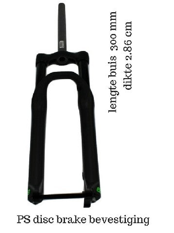 Gaffel Resilient 27,5 tommer ATB MTB 1 1 8 tommer mat sort