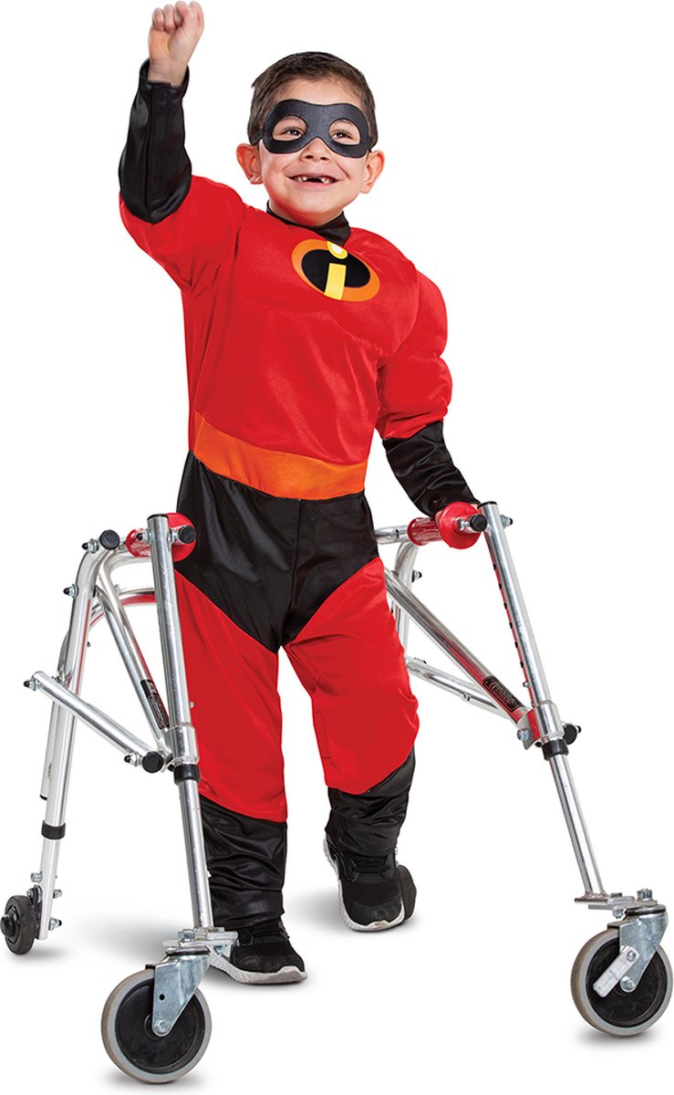 Disguise disney pixar - de utrolige 2, dash adaptivt kostume, størrelse s (5-6 år), drenge