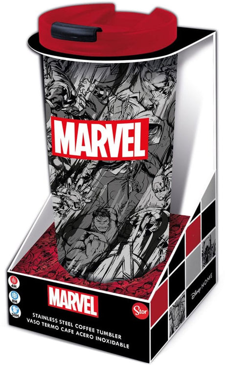 Stor marvel - rejsekrus i rustfrit stål - marvel mønster -