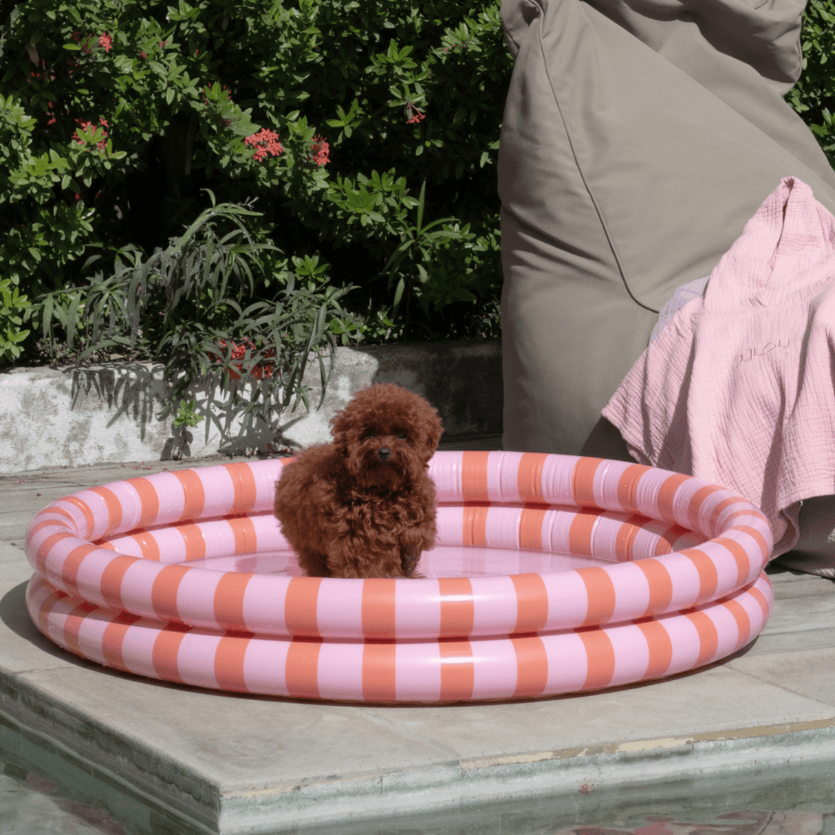 Flow | pink rød babypool ø 100 cm