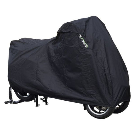 Ds covers motorcykel cover alfa 3w med plads til top cover - sort