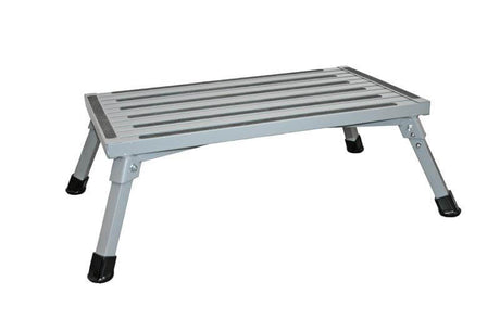Victoria XL aluminium foldetrin med ekstra stor slidbane