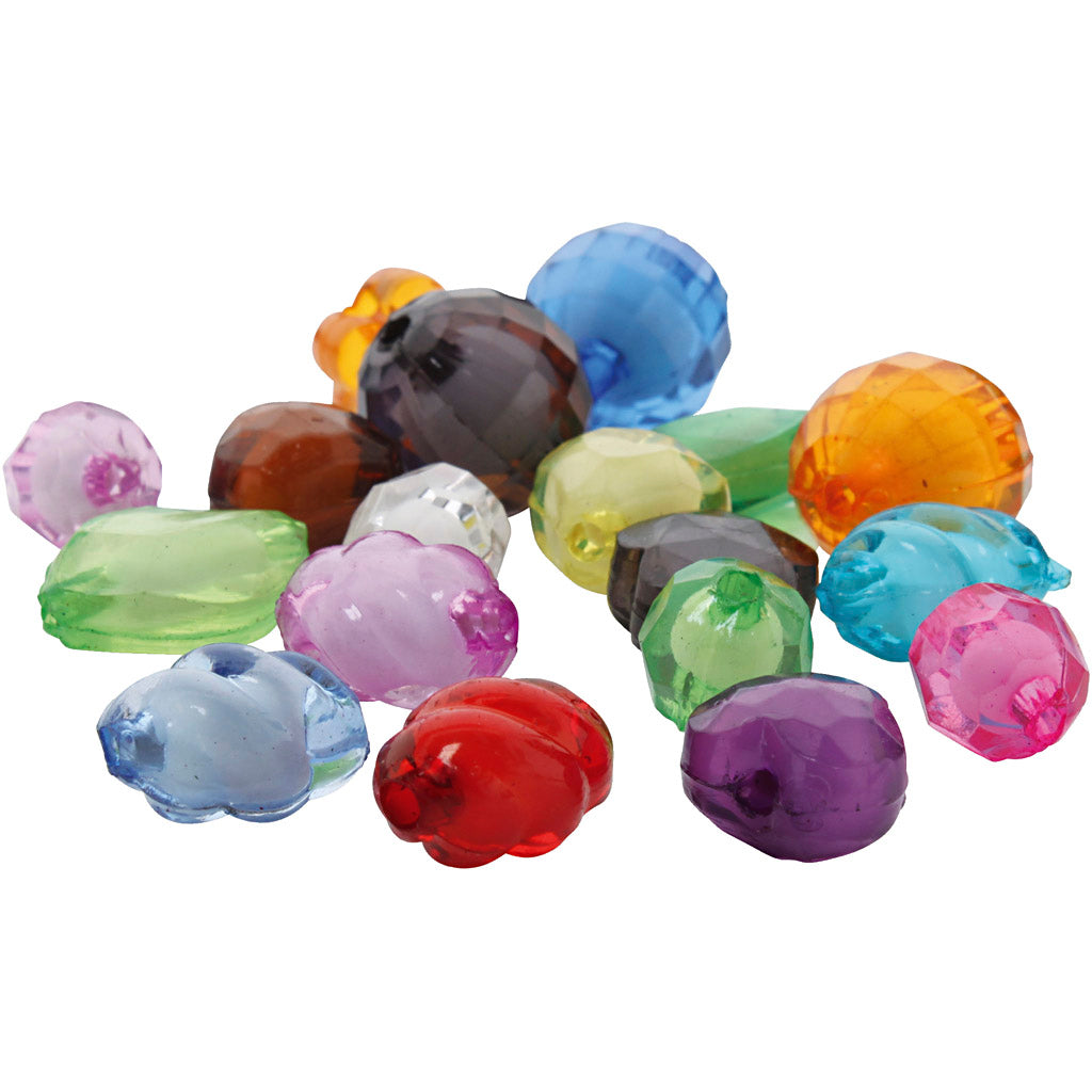 Https: www.cchobby.nl facetterede-perler-acryl-størrelse-8-20-mm-hul-størrelse-2-3-mm-forskellige-farver-1000-gr-1-boks