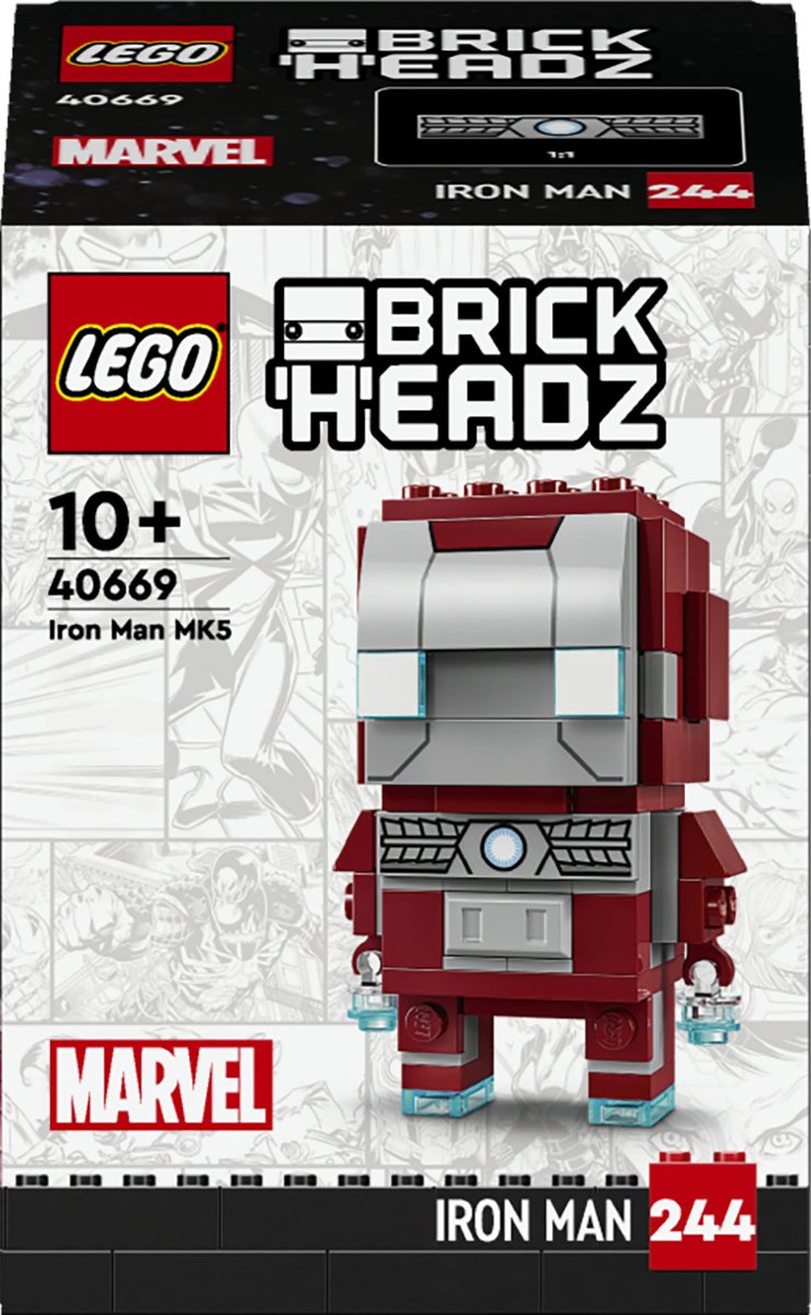 Lego marvel brickheadz 40669 - iron man mk5