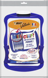 Bic Velleda Whiteboard med 8 markører