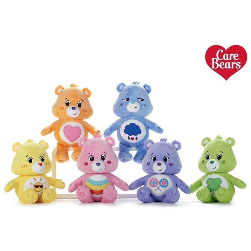 Jonotoys plejebjørne 6 assorterede 21 cm store