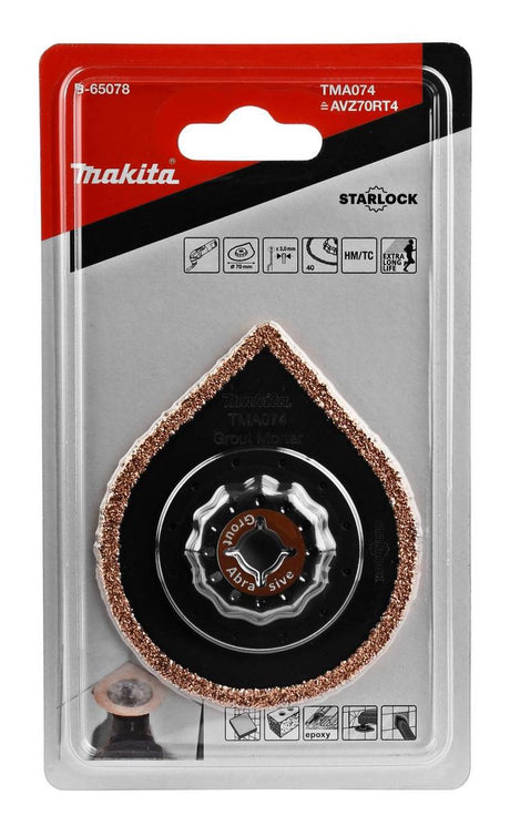 Makita tma074 slibepude og fræser 70mm tc hm riff k40